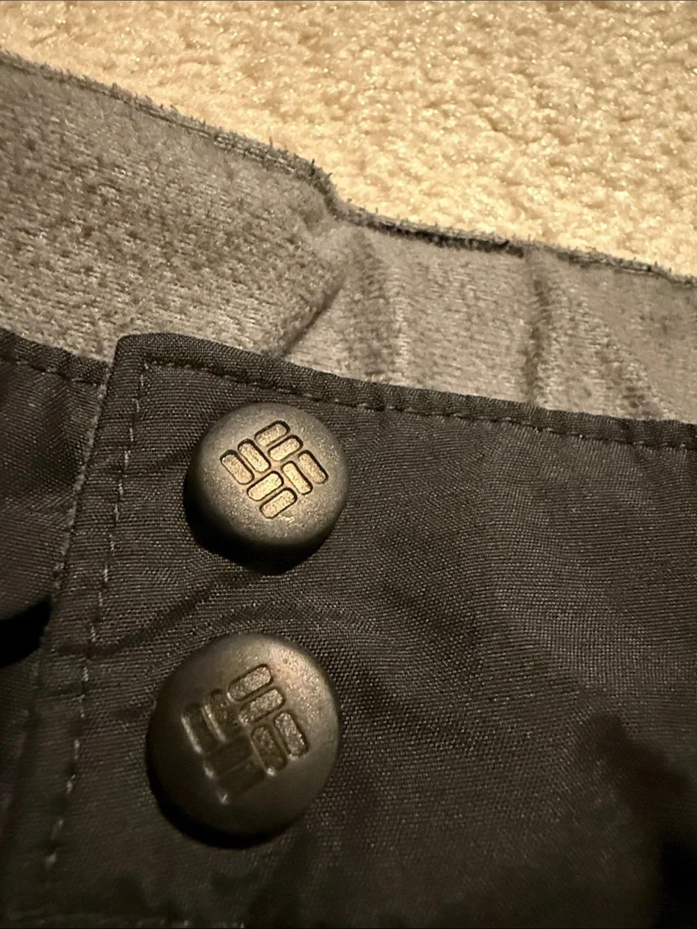 Men's Black Cargo Snow Pants — Water-Resistant Outdoor Trousers